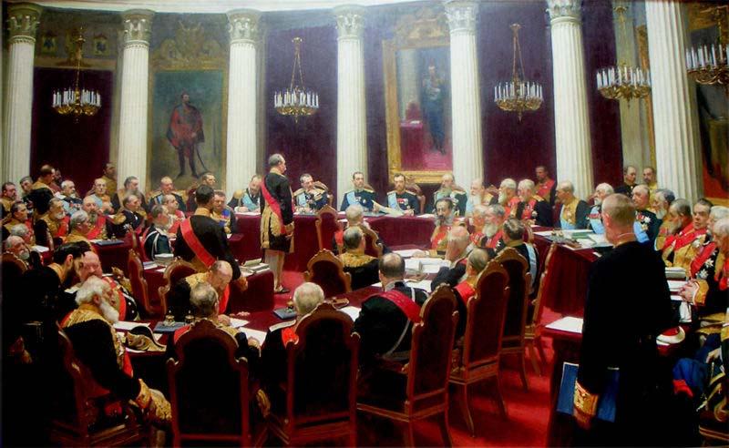 Ilya Repin Ceremonial session of the State Council 1900 Germany oil painting art